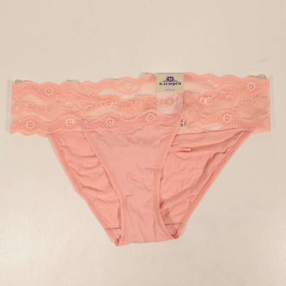 NWT B.tempt’d Light Pink Bikini Panties Size L - Picture 2 of 9
